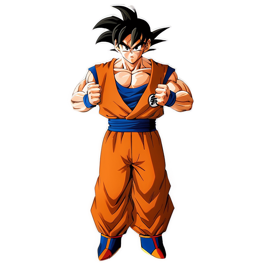 Goku Young Fighter Png 06112024 PNG Image