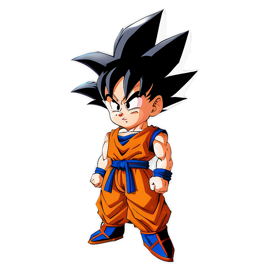 Goku Young Saiyan Power Png Mqd97 PNG Image