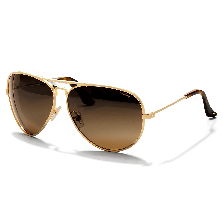 Gold Aviator Sunglasses Png Jxs PNG Image