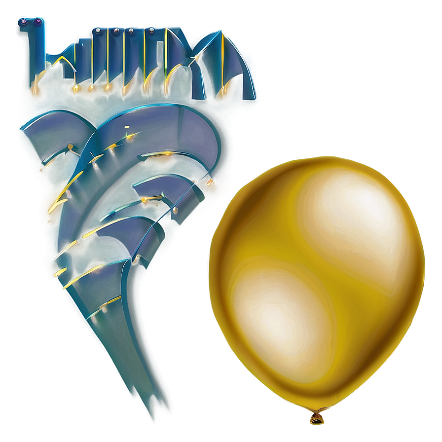 Gold Balloon Png 52 PNG Image