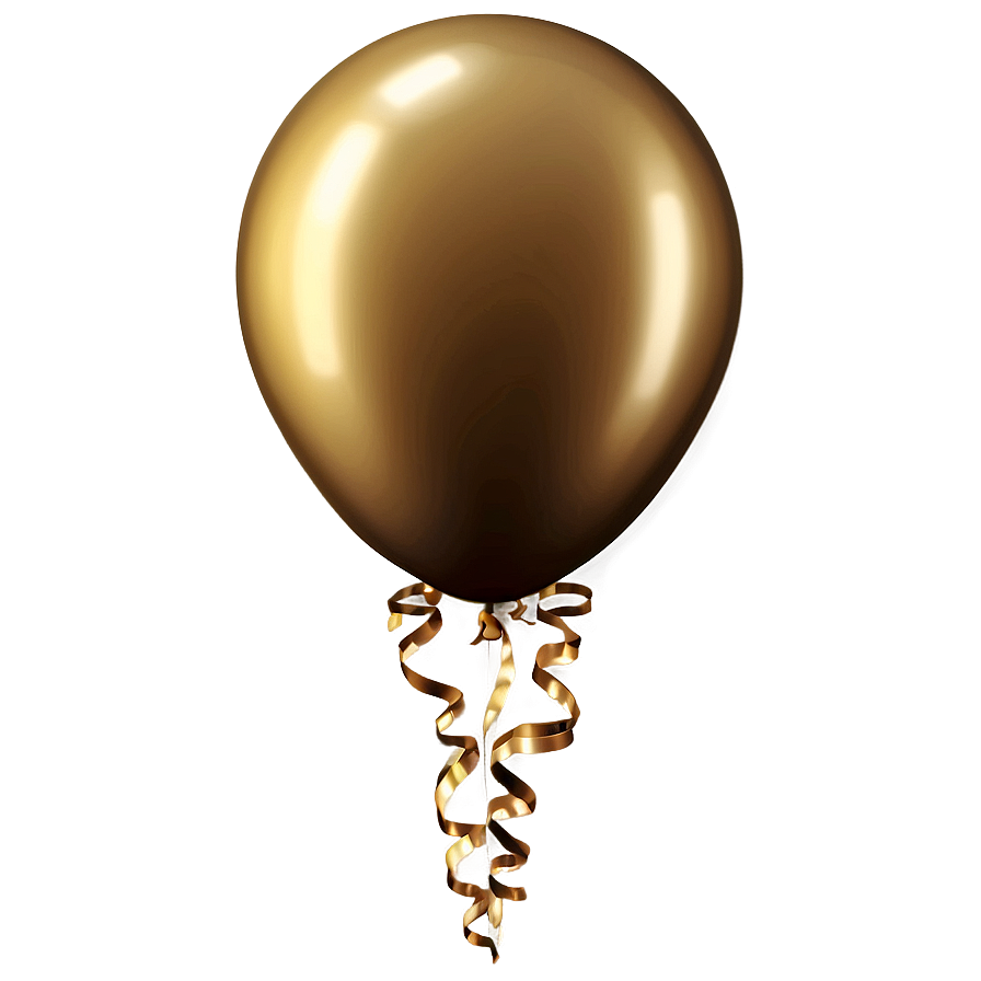 Gold Balloon Set Png 06212024 PNG Image