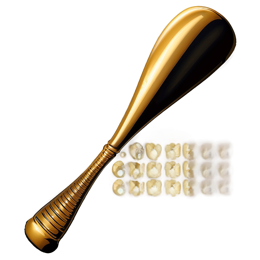 Gold Baseball Bat Png 05242024 PNG Image