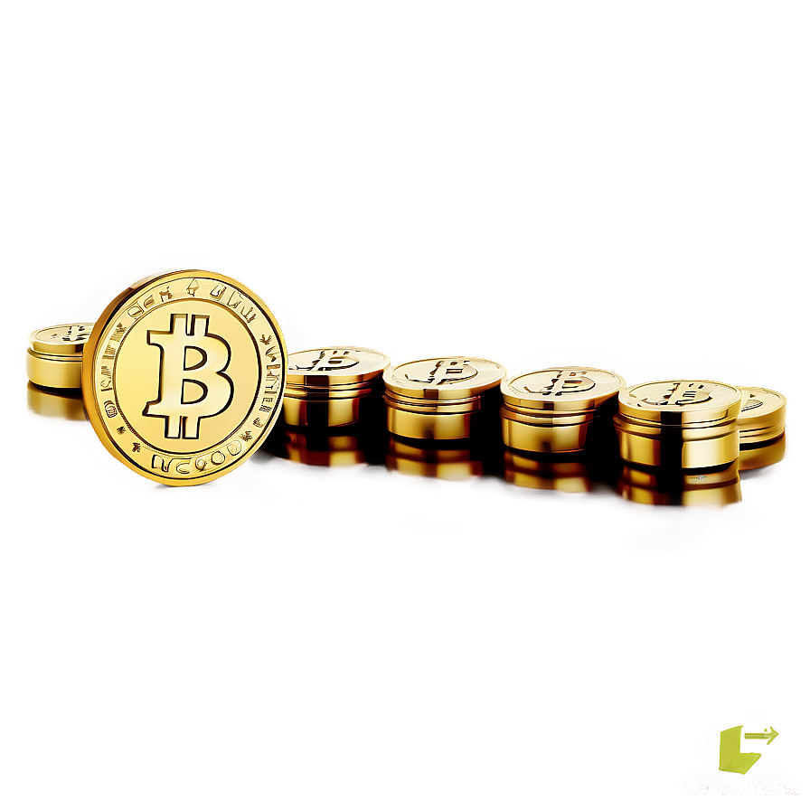 Gold Bitcoin Coin Png Dvk PNG Image