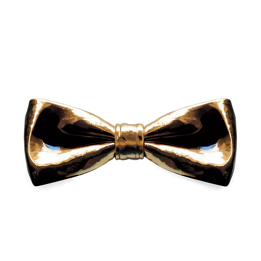 Gold Bow Tie Png Xxa57 PNG Image