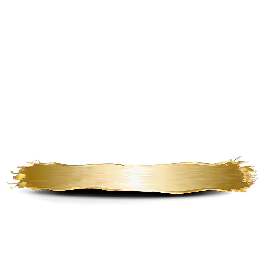 Gold Brush Stroke Png Bhe PNG Image