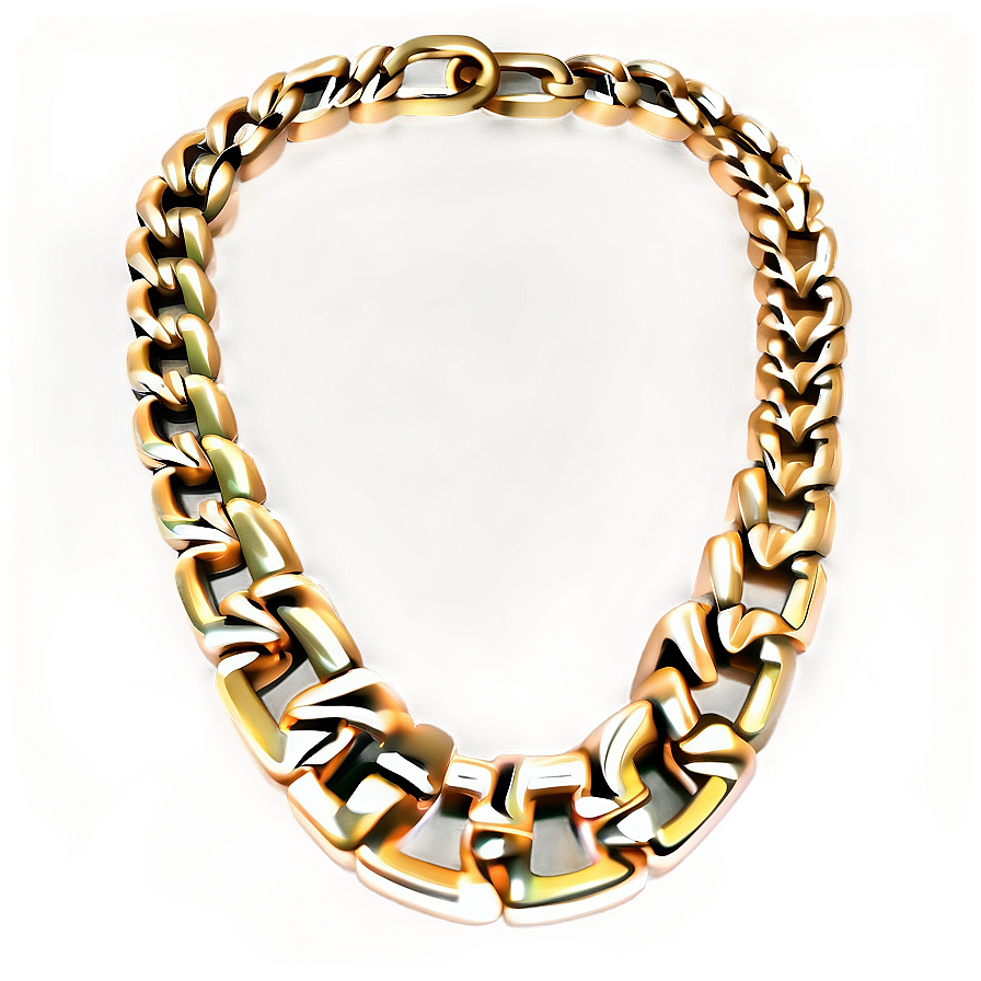 Gold Chain C PNG Image