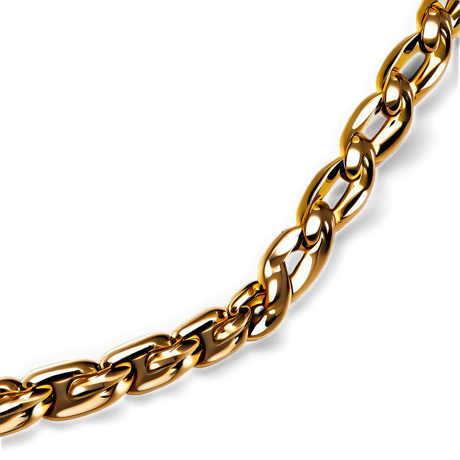 Gold Chain With Beads Png 05042024 PNG Image