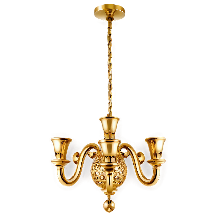 Gold Chandelier Png 57 PNG Image