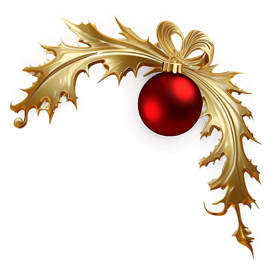 Gold Christmas Border Png Lip63 PNG Image