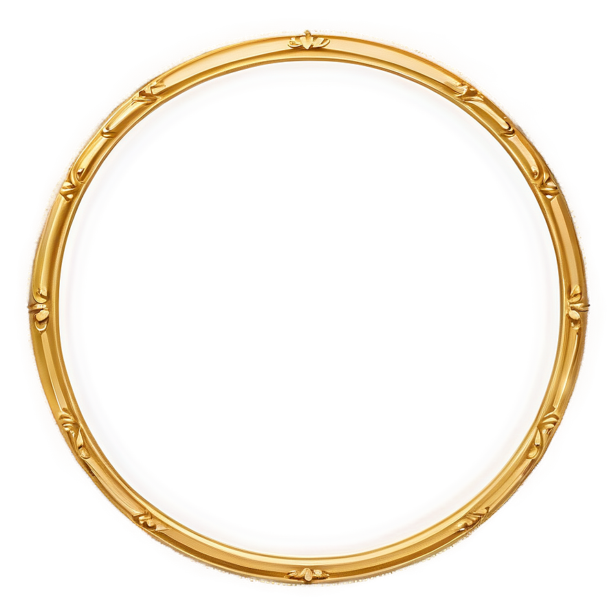 Gold Circle Border For Logos Png Uge51 PNG Image