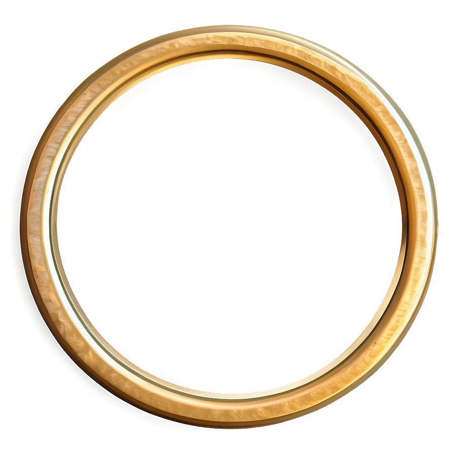 Gold Circle Frame Clipart Png Bwv PNG Image