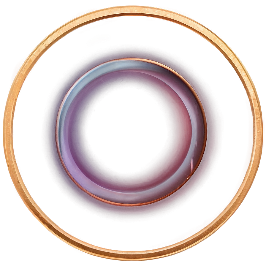 Gold Circle Frame For Invitation Png Aib80 PNG Image