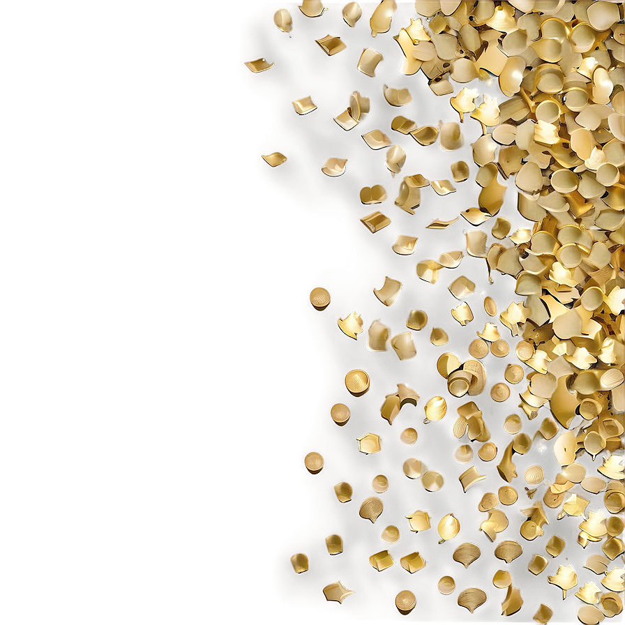 Gold Confetti Majesty Png Dtf73 PNG Image