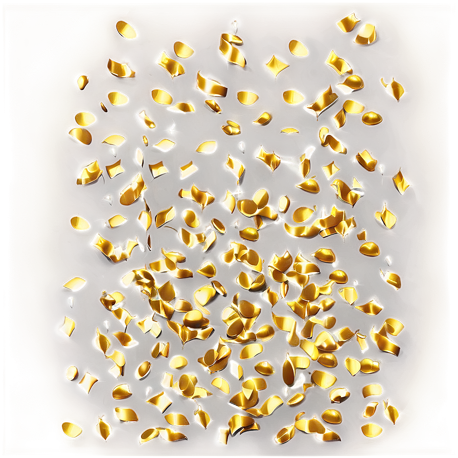 Gold Confetti Png Oyt PNG Image