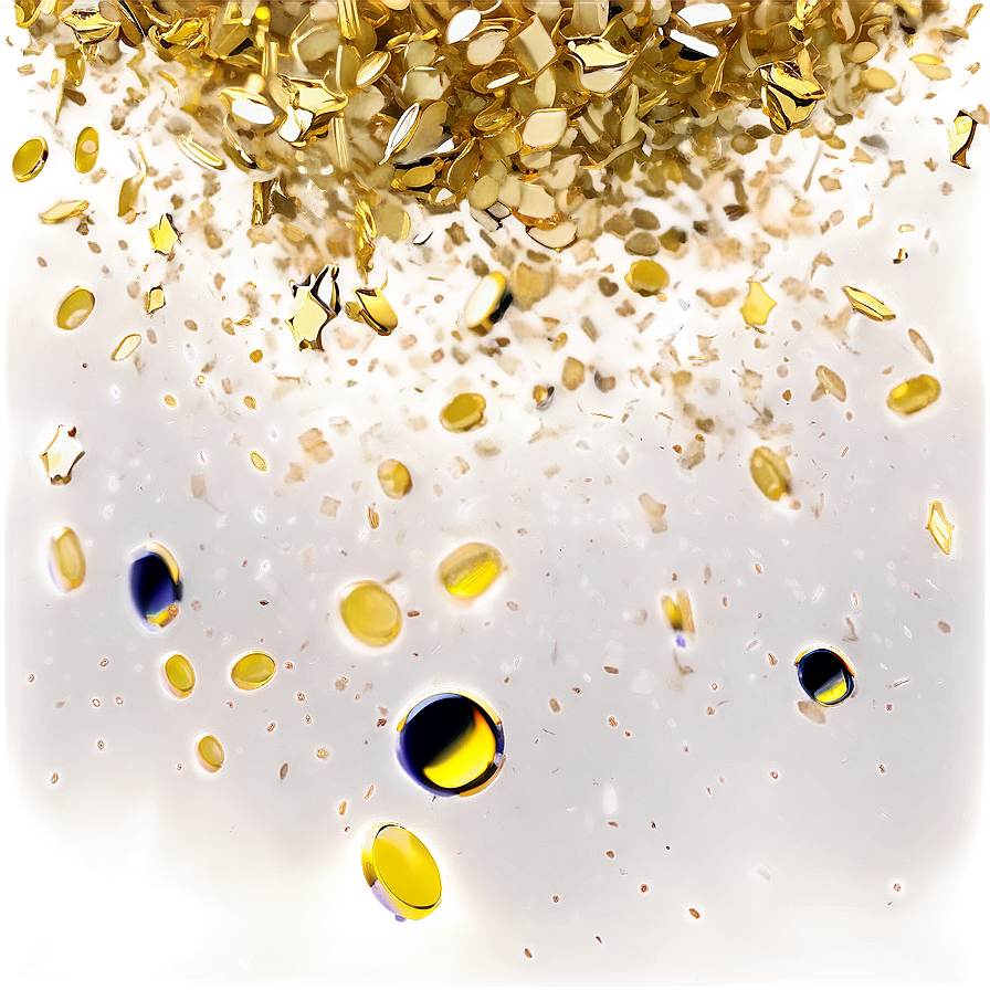 Gold Confetti Radiance Png Tby PNG Image