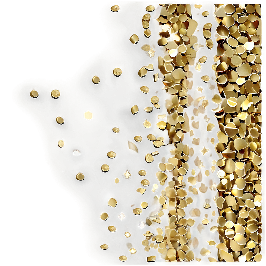 Gold Confetti Radiance Png Ymo PNG Image