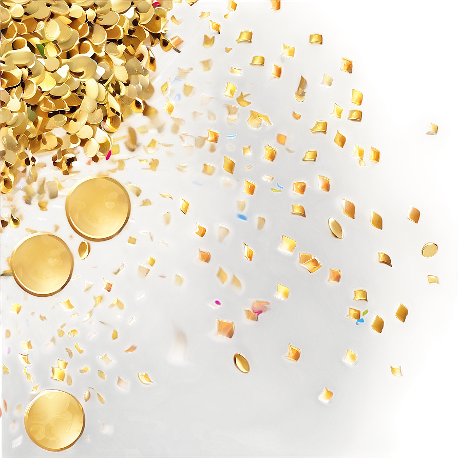 Gold Confetti Serenade Png Toj PNG Image