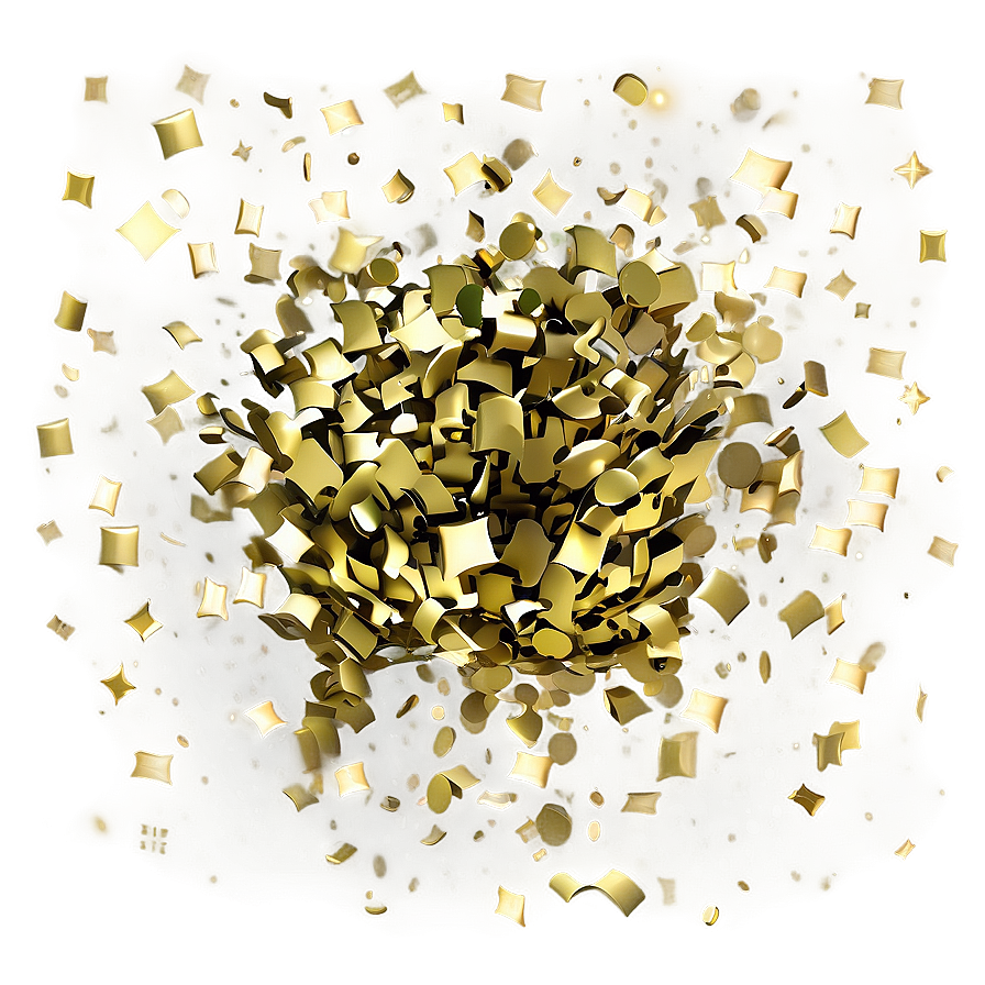 Gold Confetti Spectacle Png 05252024 PNG Image