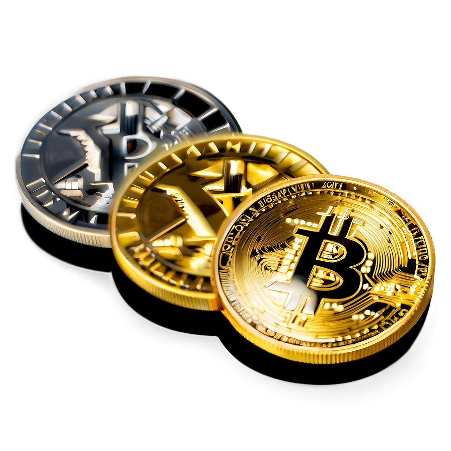 Gold Crypto Coin Png Vgb70 PNG Image