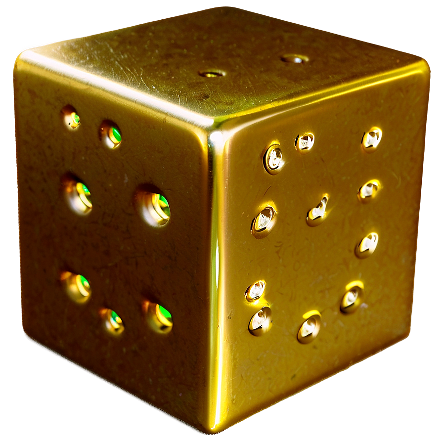 Gold Cube Png Hvm74 PNG Image