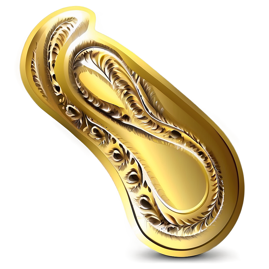 Gold Design A PNG Image