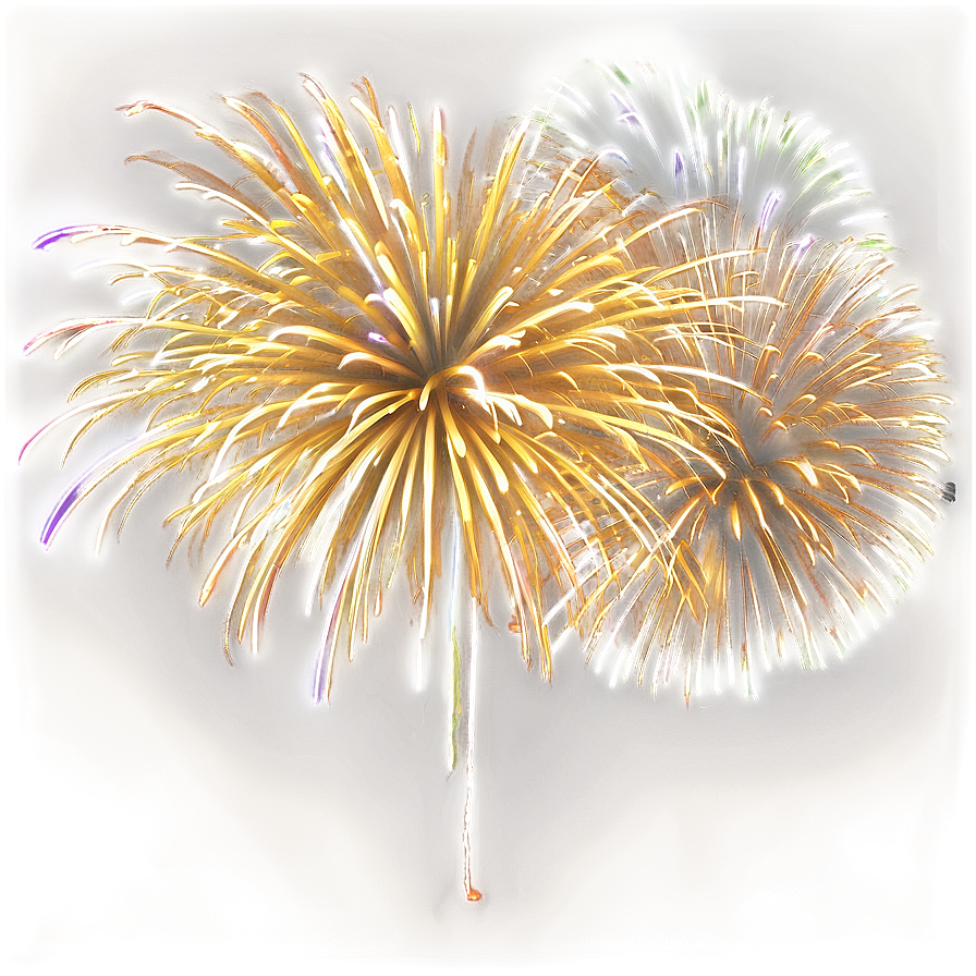 Gold Fireworks Gala Png 06292024 PNG Image