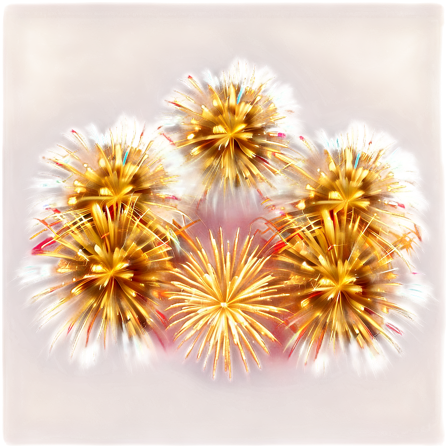 Gold Fireworks Mirage Png Mwd9 PNG Image