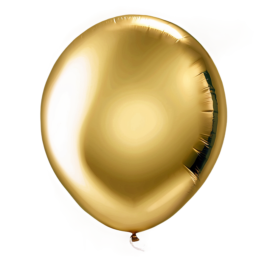 Gold Foil Balloon Png 06212024 PNG Image