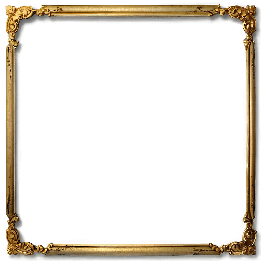 Gold Frame Background Png 30 PNG Image