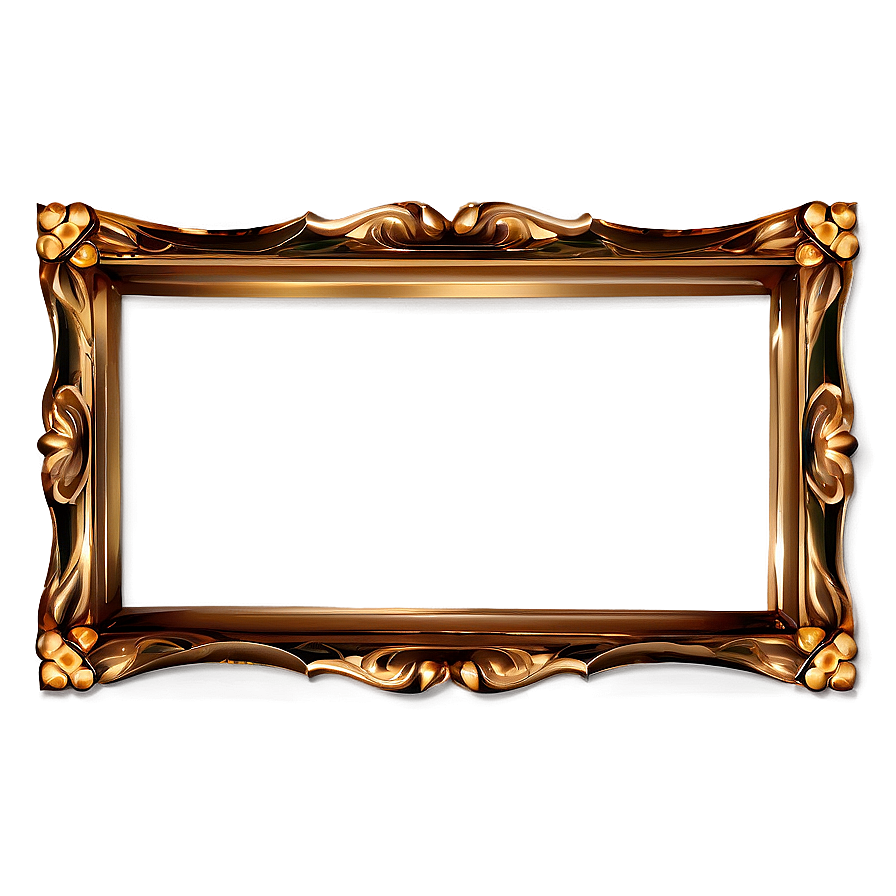 Gold Frame Background Png Pmr97 PNG Image