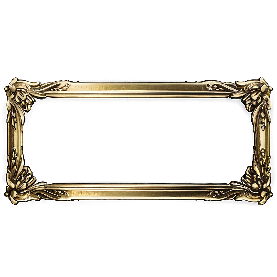 Gold Frame Banner Png 62 PNG Image