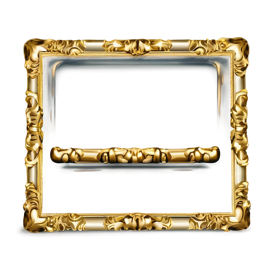 Gold Frame Clipart Png Caj64 PNG Image