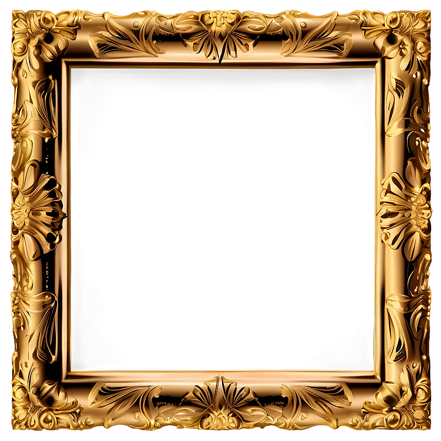 Gold Frame Png Jcb PNG Image