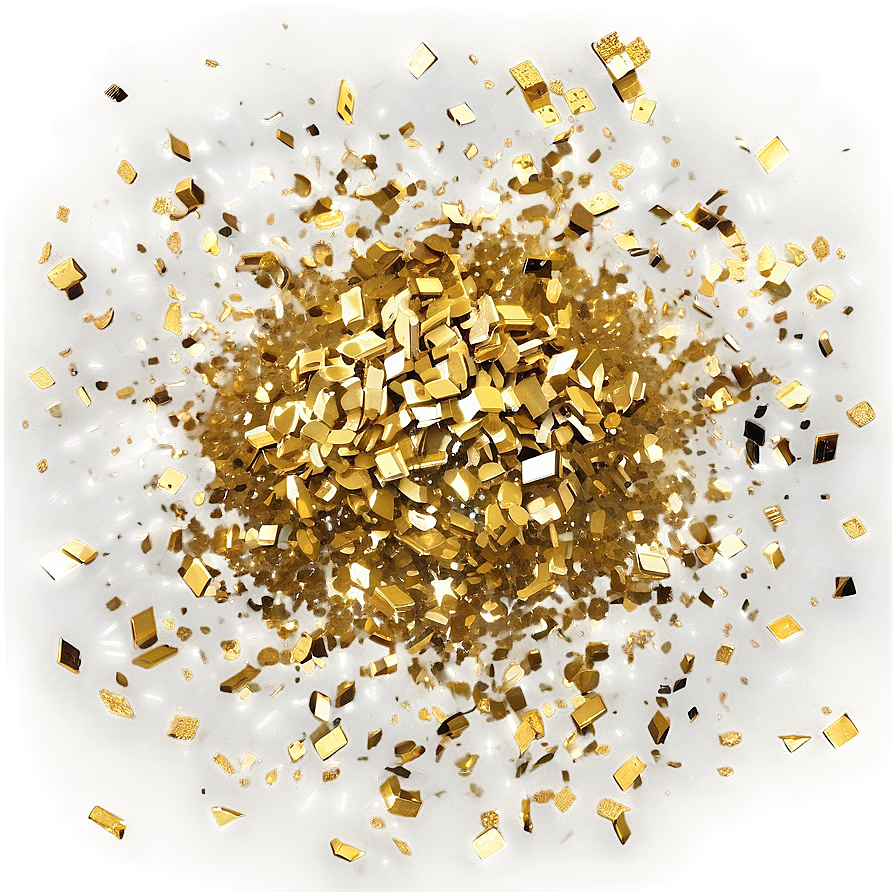 Gold Glitter Blast Png Hyu42 PNG Image