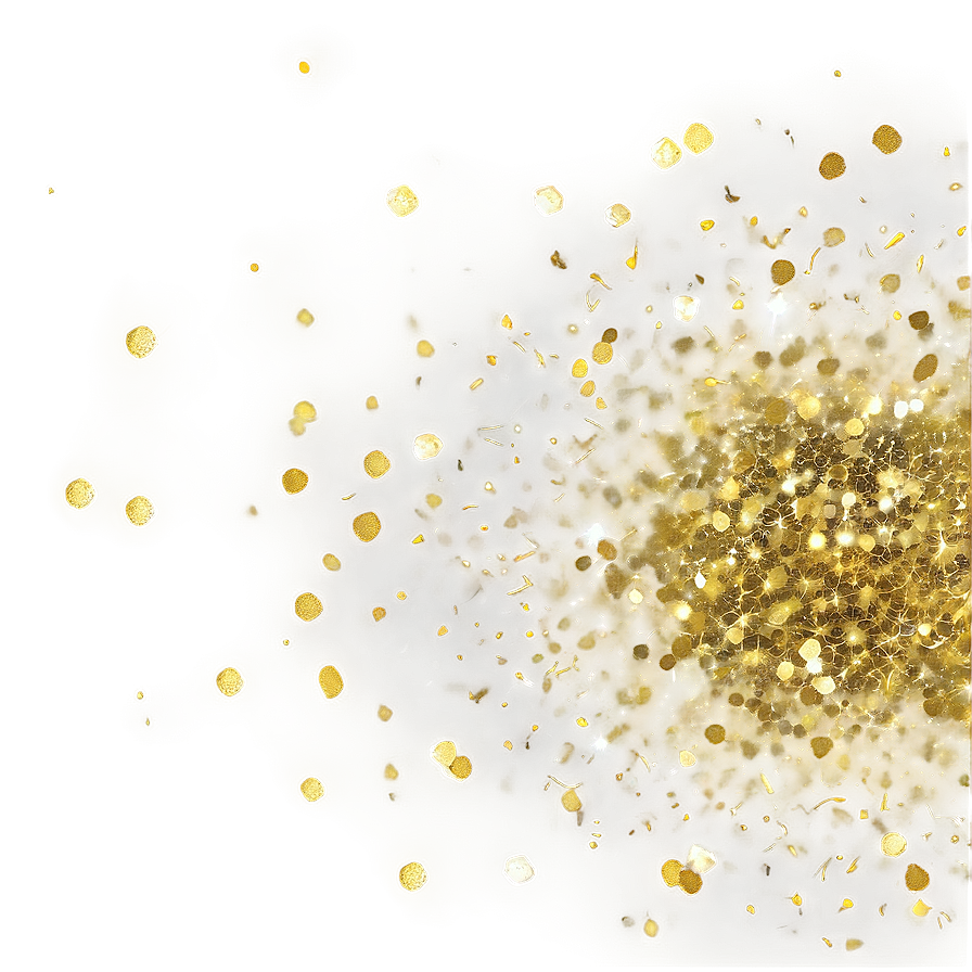 Gold Glitter Bokeh Png Dfh PNG Image