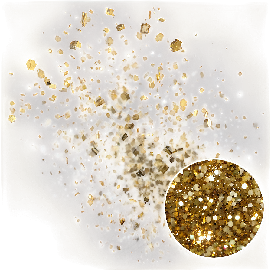 Gold Glitter Dust Png 05032024 PNG Image