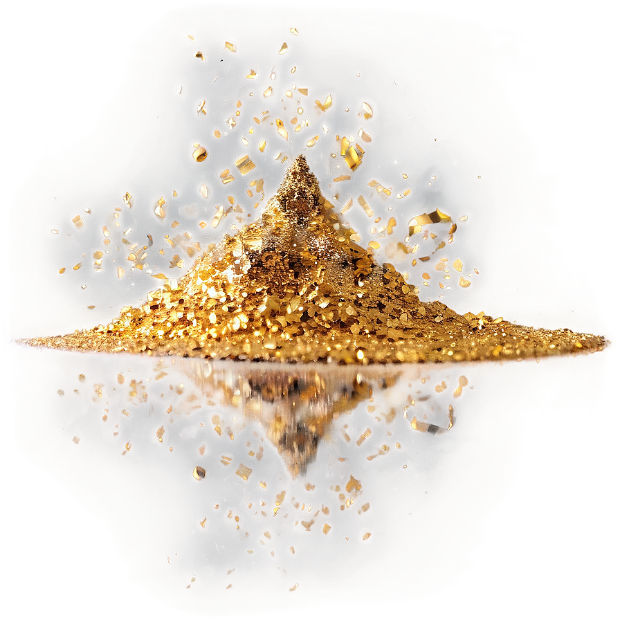 Gold Glitter Dust Png Xke PNG Image