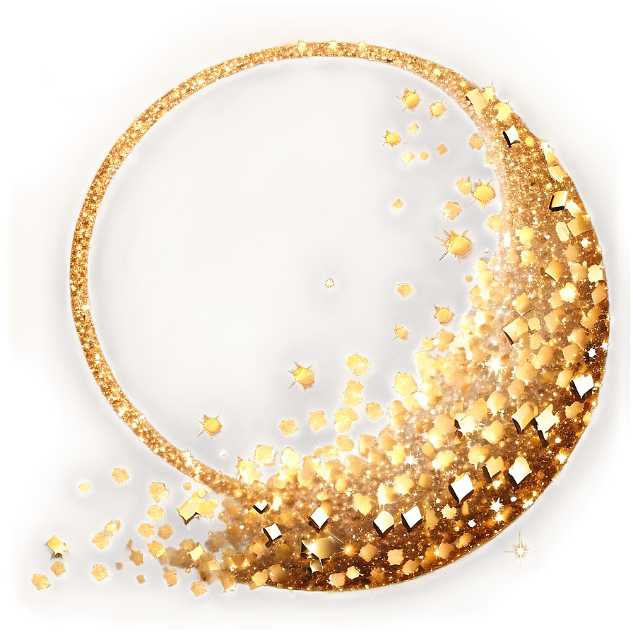 Gold Glitter Sparkle Sphere Png Jvv85 PNG Image