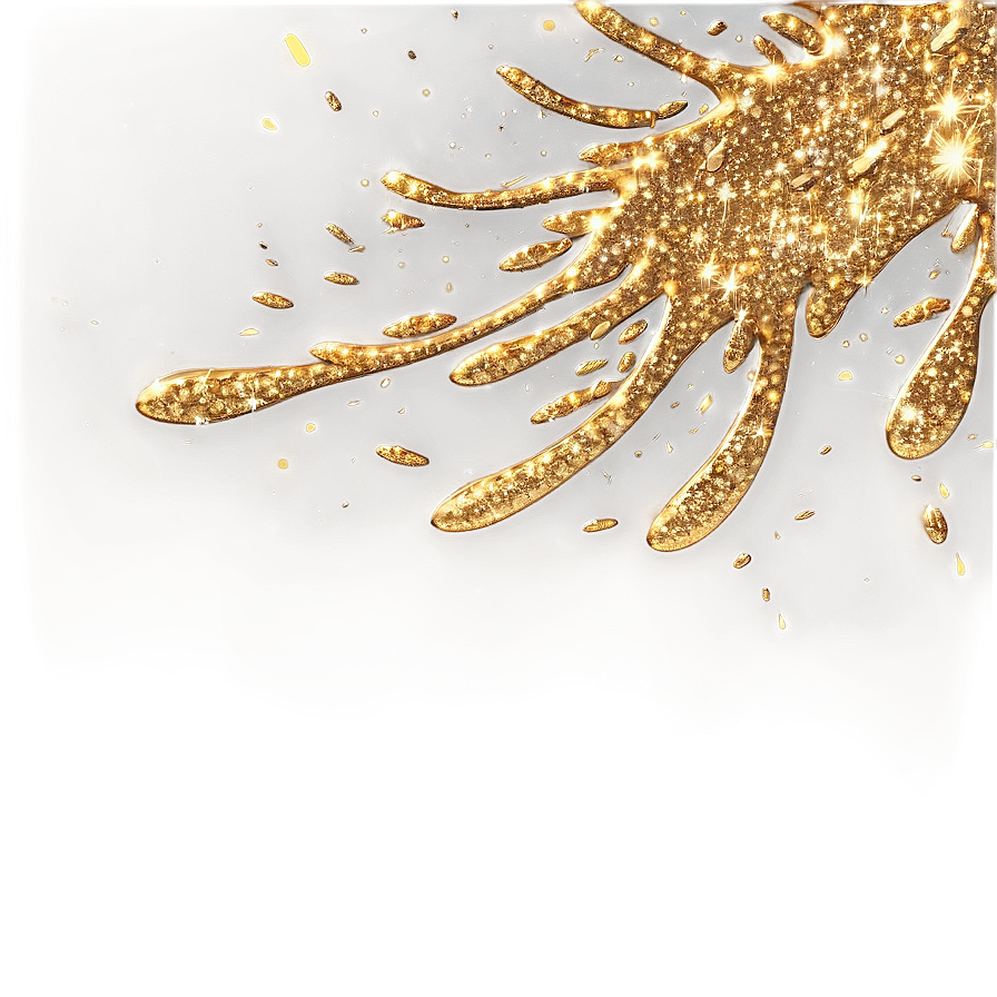 Gold Glitter Splash Png 05232024 PNG Image