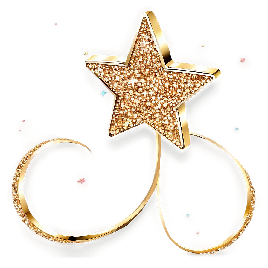 Gold Glitter Star Png 57 PNG Image