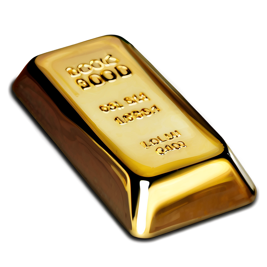 Gold Ingot B PNG Image