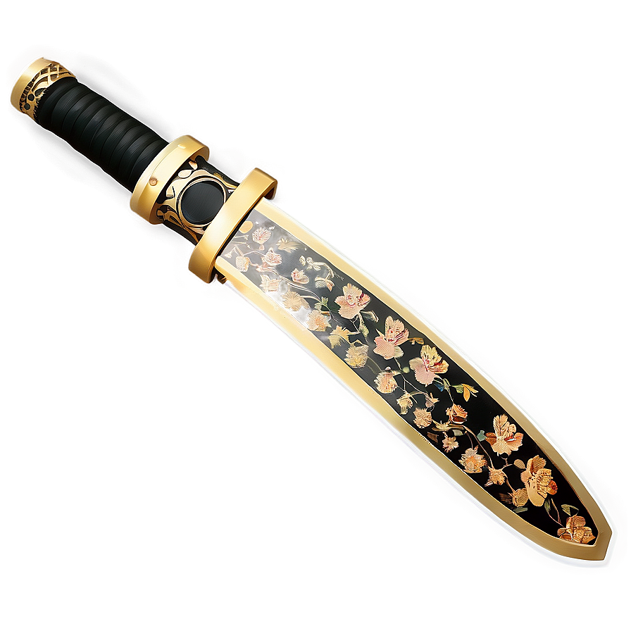 Gold Katana Png Rhr PNG Image