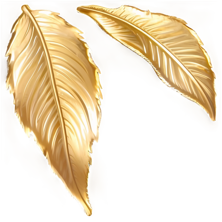 Gold Leaf Design Png Wrl PNG Image