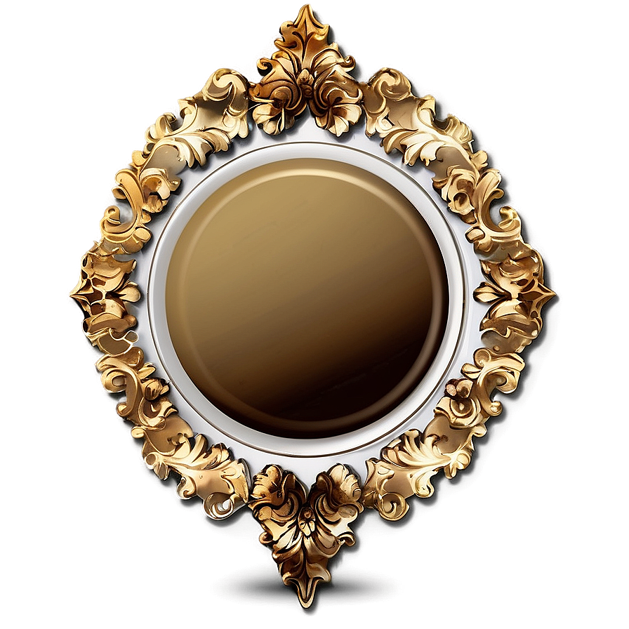 Gold Leaf Plate Png Cqh PNG Image