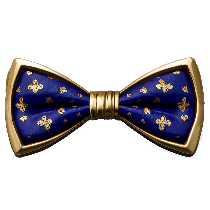 Gold Luxury Bow Tie Png Hll PNG Image