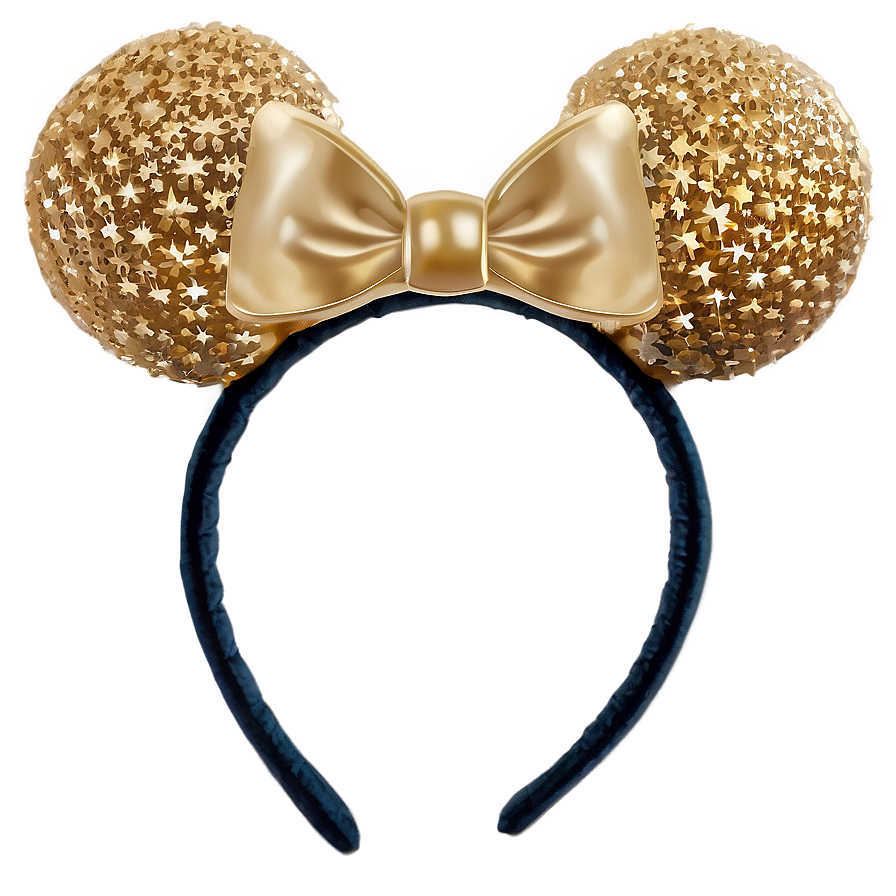 Gold Minnie Mouse Ears Png Ydn PNG Image