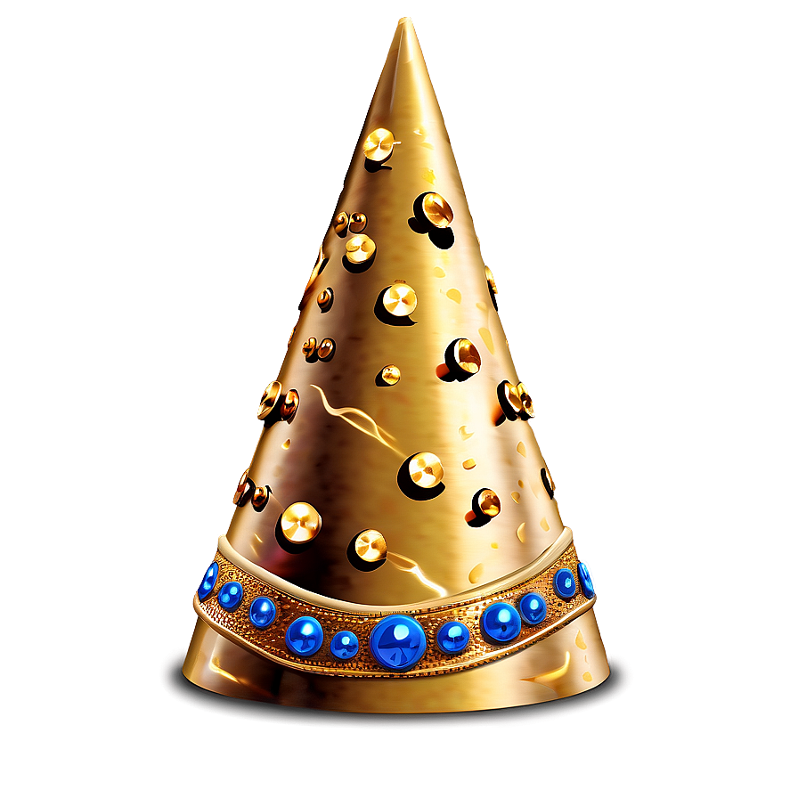 Gold Party Hat Png Jkt PNG Image