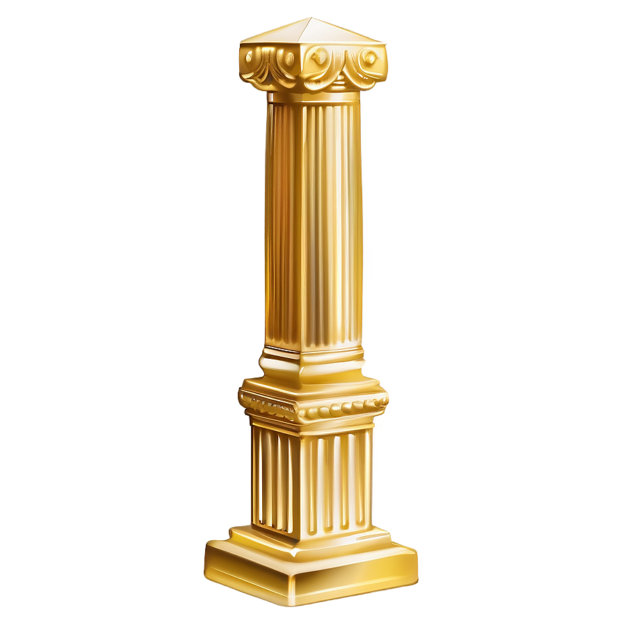 Gold Pillar Png 05242024 PNG Image