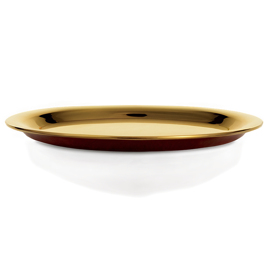 Gold Plate Set Png Ugb PNG Image