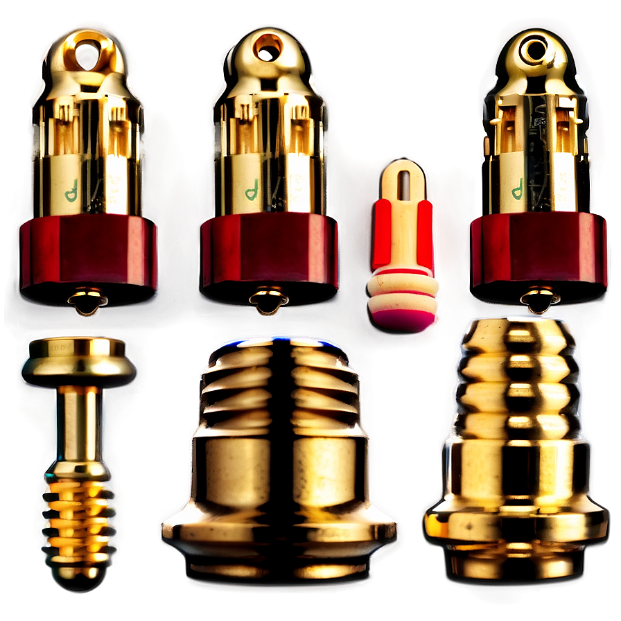 Gold Plated Plug Png Yah PNG Image